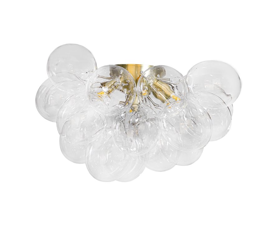 By Rydéns Gross Plafond 50 cm, Mässing och klarglas