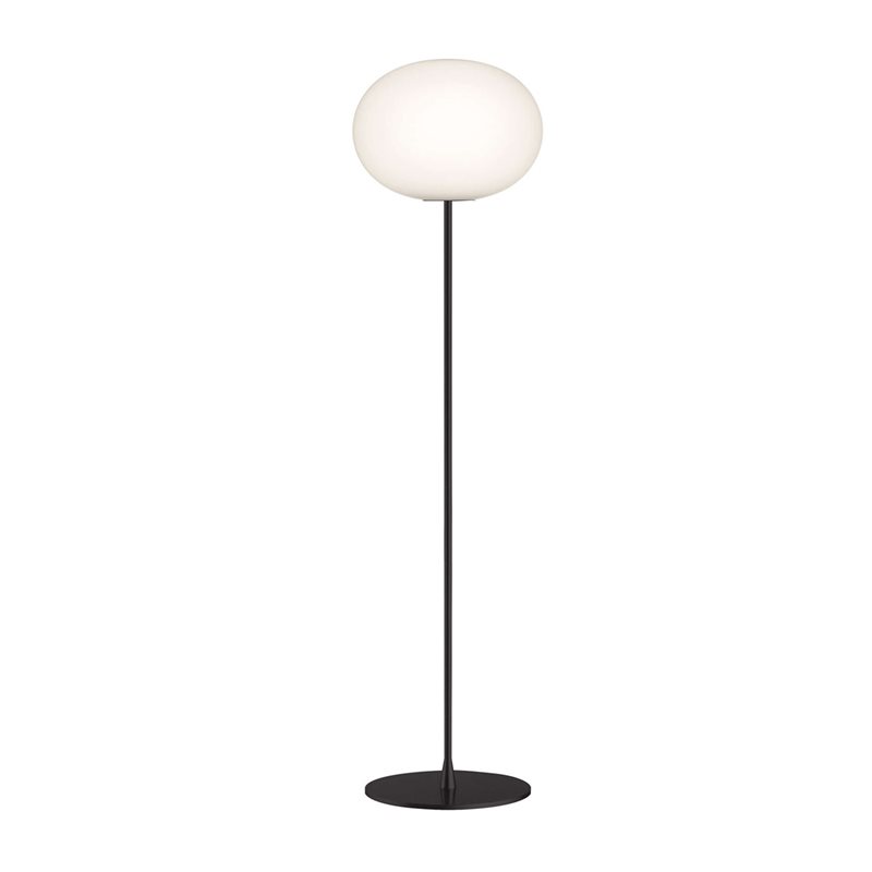 Flos Glo-Ball F2 golvlampa 175 cm, Svart