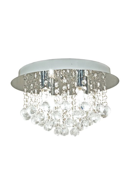 Aneta Lighting Teresa plafond krom-klar IP44 badrumsplafond