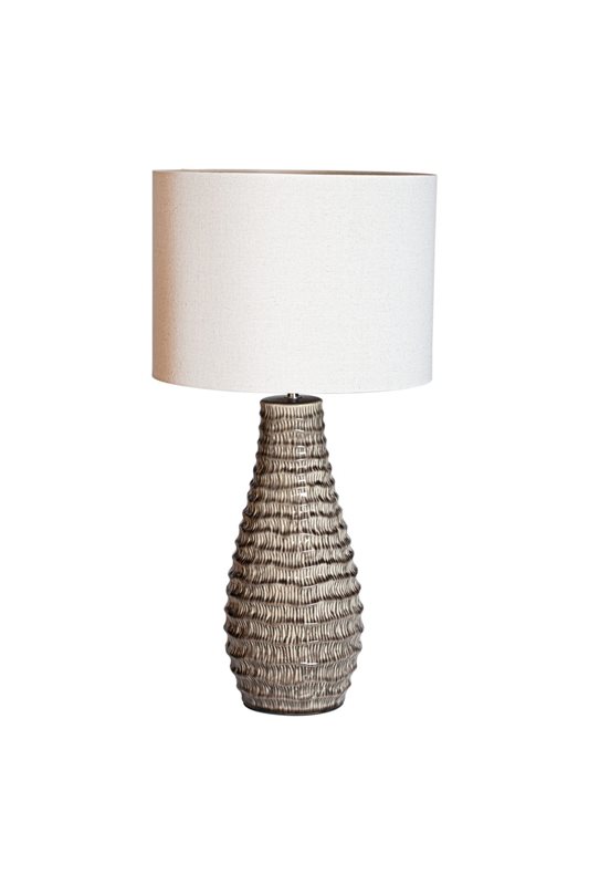 By Rydéns Bartha Bordslampa 74 cm, Brun och beige