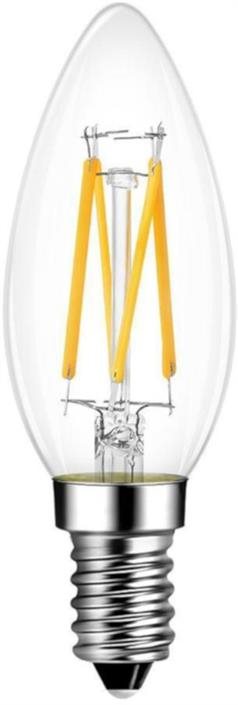 Nasc (Narva Scandinavia) Kron Led Filament Dim Klar 4W E14 2200K