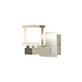 Aneta Lighting Acate vägglampa badrum IP44, Aluminium/Klar