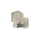 Aneta Lighting Acate vägglampa badrum IP44, Aluminium/Klar