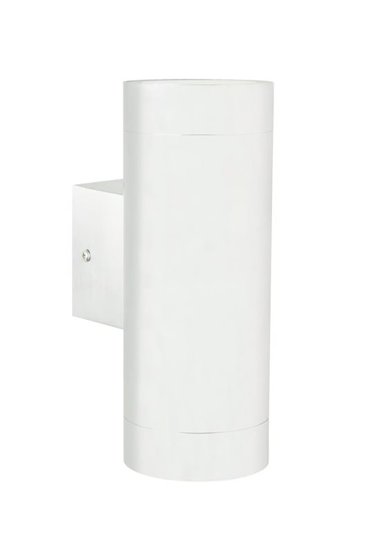Nordlux Tin Maxi Dubbel vägglampa utomhus IP54, Vit