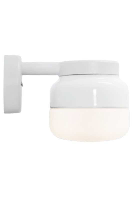 Ifö Electric Ohm Wall 140/150, Vit och opalvitt glas