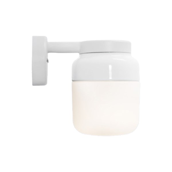 Ifö Electric Ohm Wall 140/205, Opalvitt glas