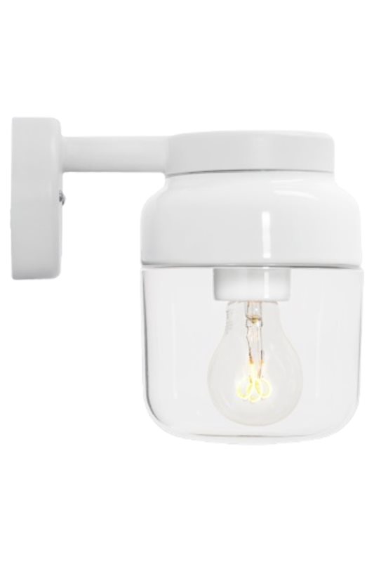 Ifö Electric Ohm Wall 140/205, Vit och klarglas
