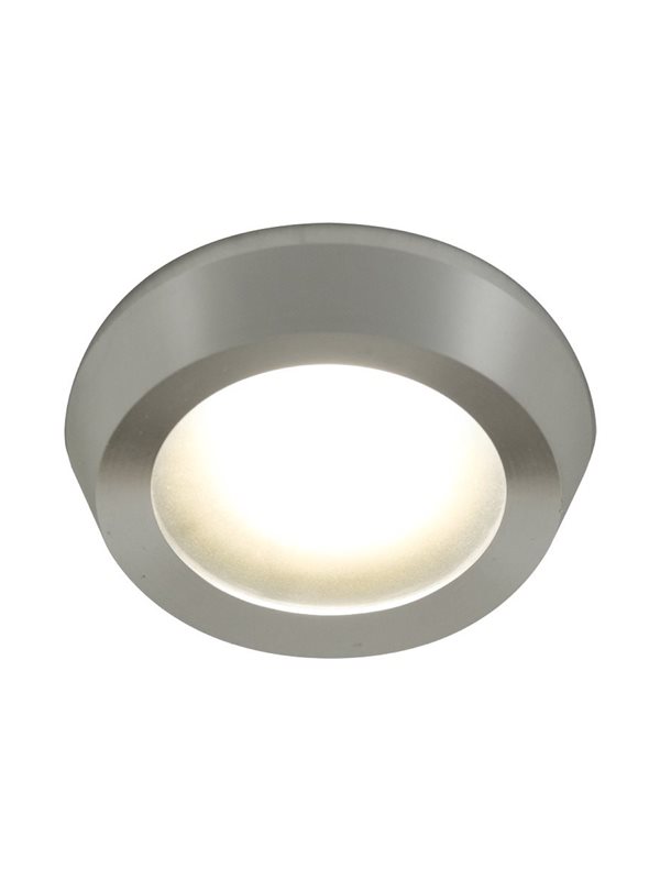 Aneta Lighting Carus downlight badrum IP44, Aluminium