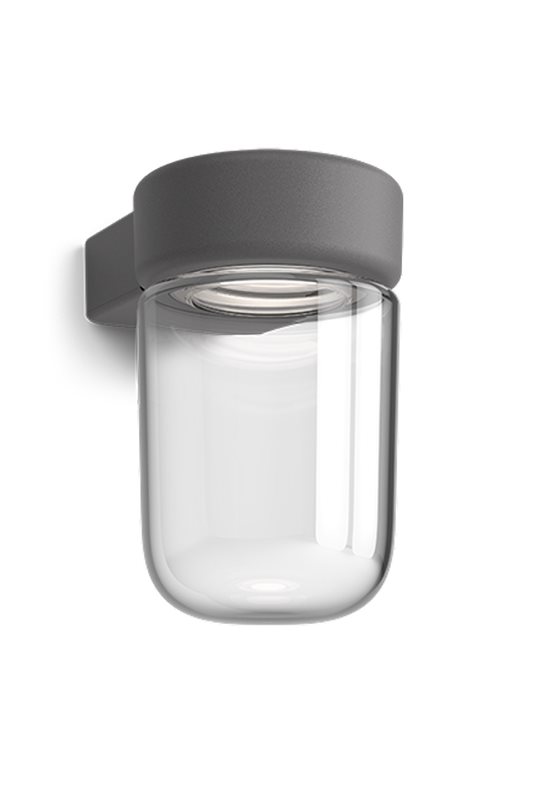 Belid Moon vägglampa utomhus LED IP44, Grafitgrå