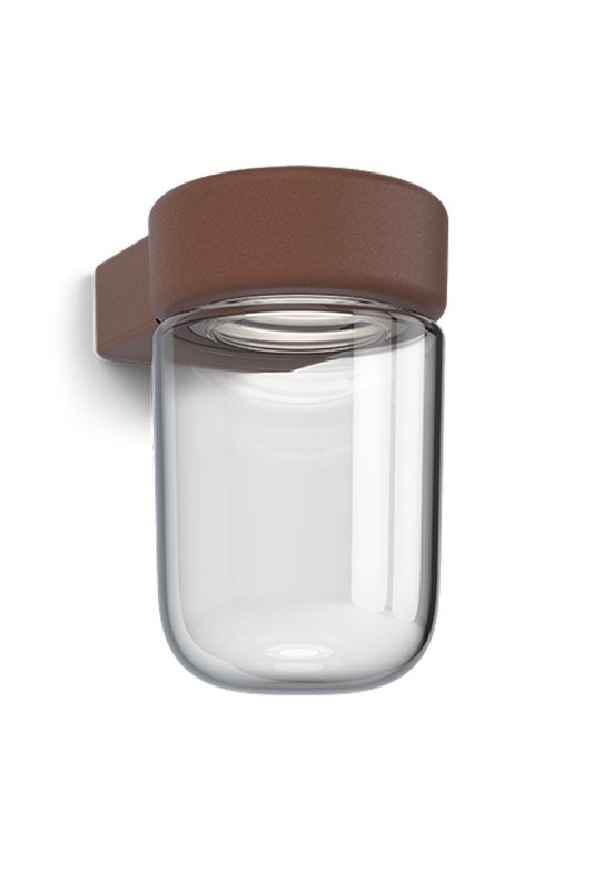 Belid Moon vägglampa utomhus LED IP44, Roststruktur