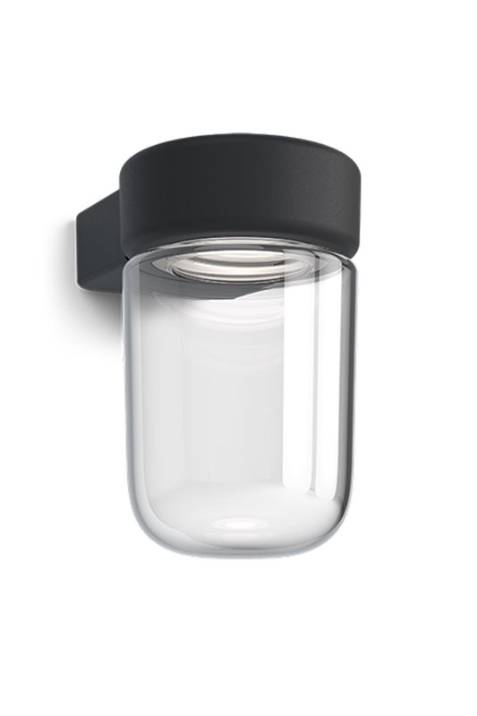 Belid Moon vägglampa utomhus LED IP44, Svart