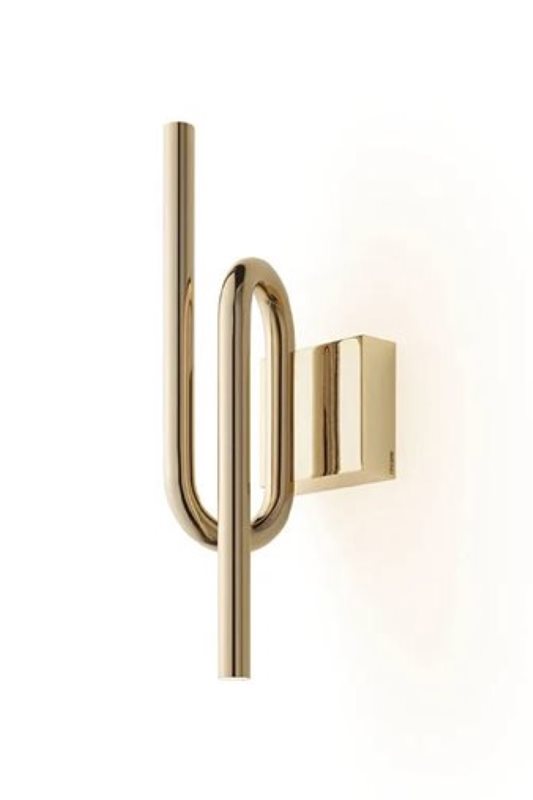 Foscarini Tobia vägglampa guldfärgad