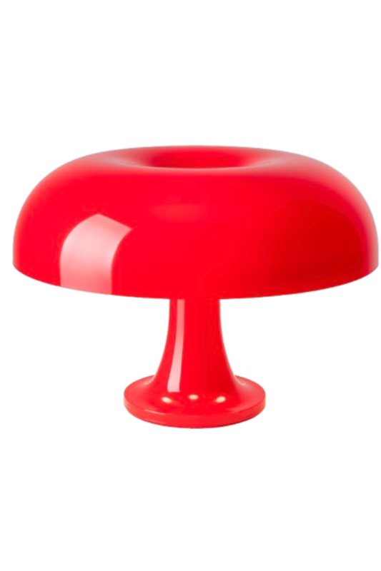 Artemide Nessino bordslampa, Röd