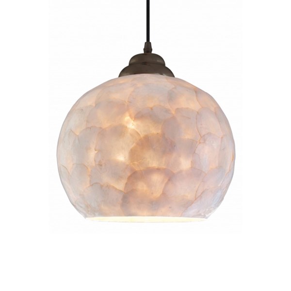 Norrsken Design Seashell taklampa 20 cm, Vit