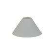 Hallbergs Belysning Carolin lampskärm 20 cm, Vit