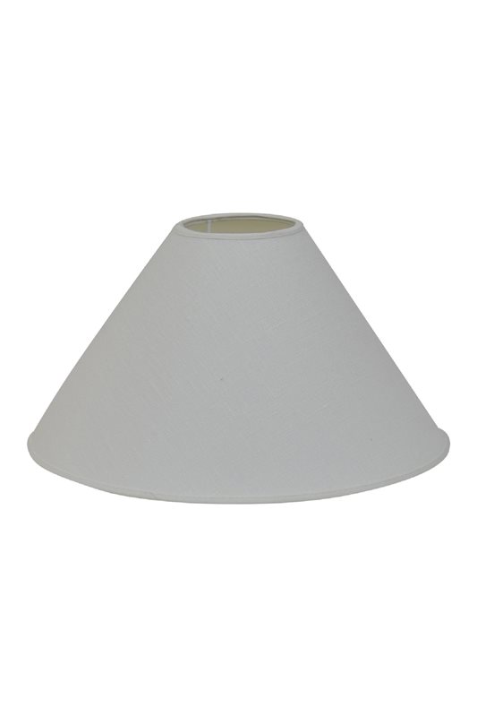 Hallbergs Belysning Carolin lampskärm 32 cm, Vit