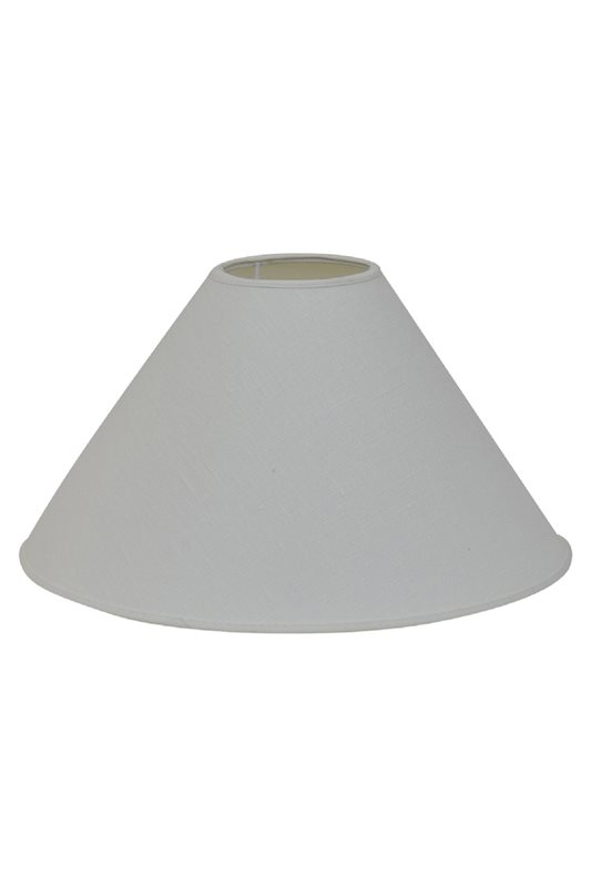 Hallbergs Belysning Carolin lampskärm 40 cm, Vit