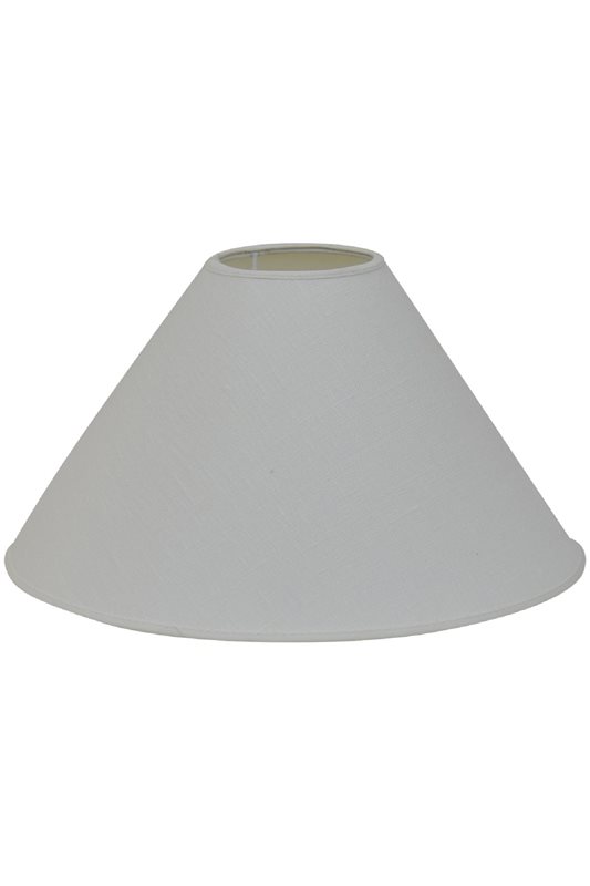 Hallbergs Belysning Carolin lampskärm 45 cm, Vit