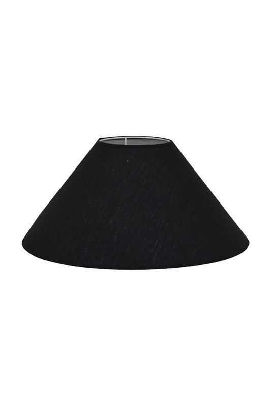 Hallbergs Belysning Carolin lampskärm 25 cm, Svart