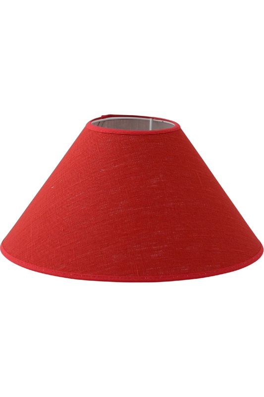 Hallbergs Belysning Carolin lampskärm 45 cm, Röd