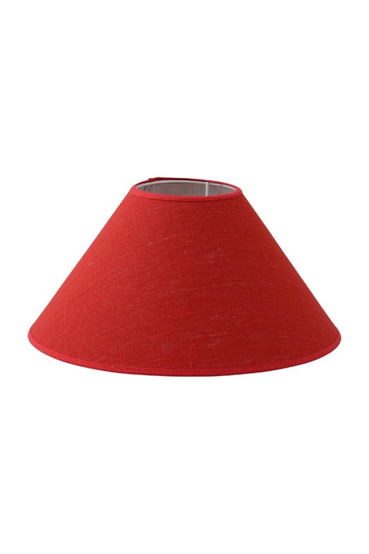 Hallbergs Belysning Carolin lampskärm 25 cm, Röd