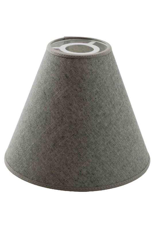 Hallbergs Belysning Linda Läslampskärm, Grå Toppring E27