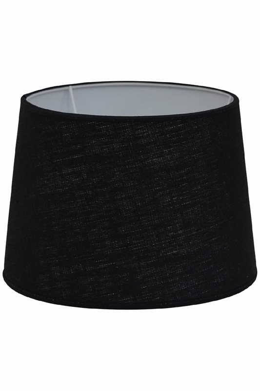 Hallbergs Belysning Carolin lampskärm rund 40 cm, Svart