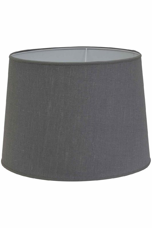 Hallbergs Belysning Carolin lampskärm rund 40 cm, Grå