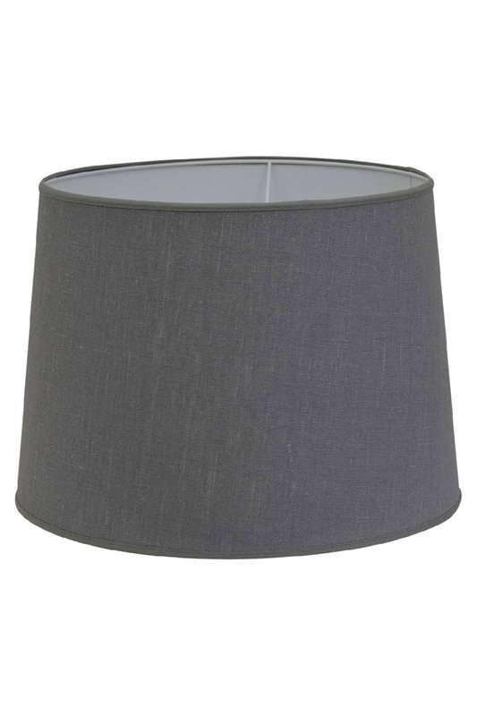 Hallbergs Belysning Carolin lampskärm rund 35 cm, Grå