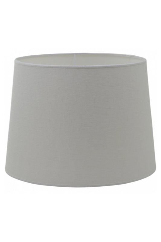 Hallbergs Belysning Carolin lampskärm rund 35 cm, Vit