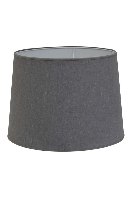 Hallbergs Belysning Carolin lampskärm rund 30 cm, Grå