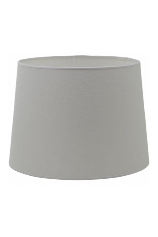 Hallbergs Belysning Carolin lampskärm rund 30 cm, Vit