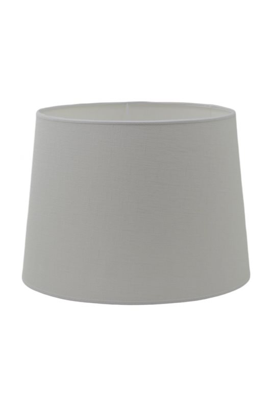 Hallbergs Belysning Carolin lampskärm rund 24 cm, Vit