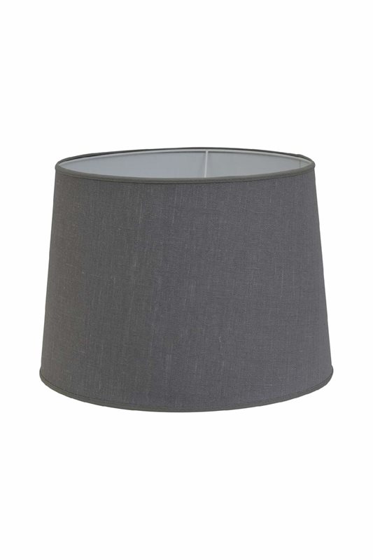 Hallbergs Belysning Carolin lampskärm rund 20 cm, Grå