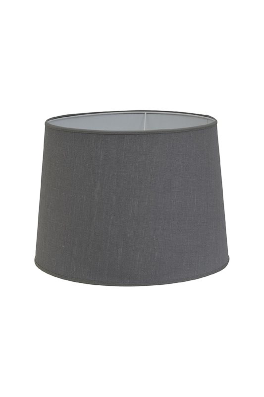 Hallbergs Belysning Carolin lampskärm rund 17 cm, Grå