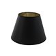 Hallbergs Belysning Chintz lampskärm Rund 20 cm, Svart / guldinsida