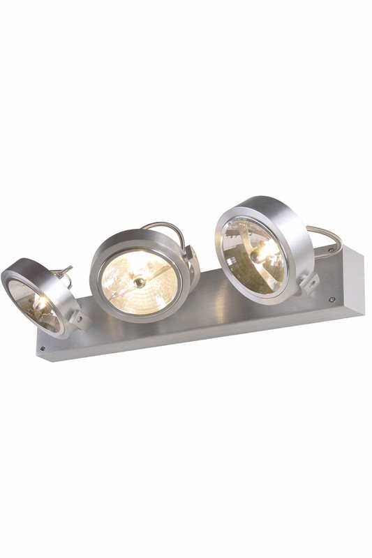 Slv By Bellalite Kalu 3 spotlight, Borstad aluminium