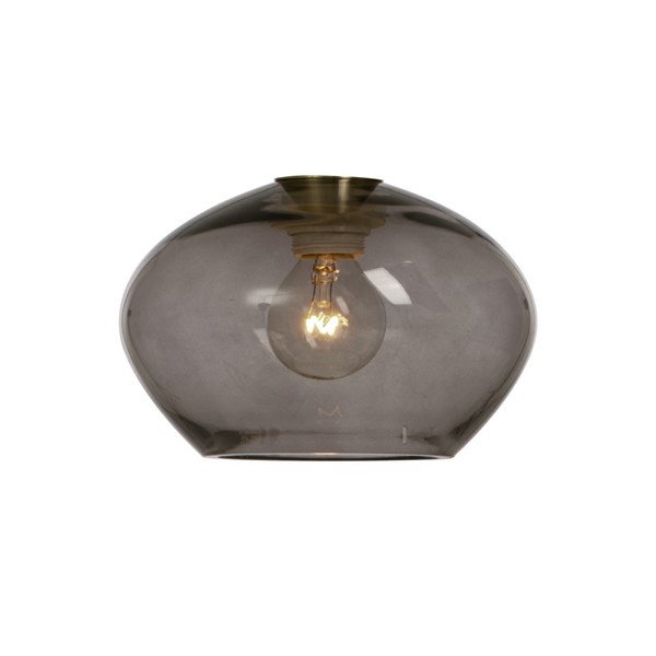 Aneta Lighting Bell reservglas 16 cm, Grå transparent
