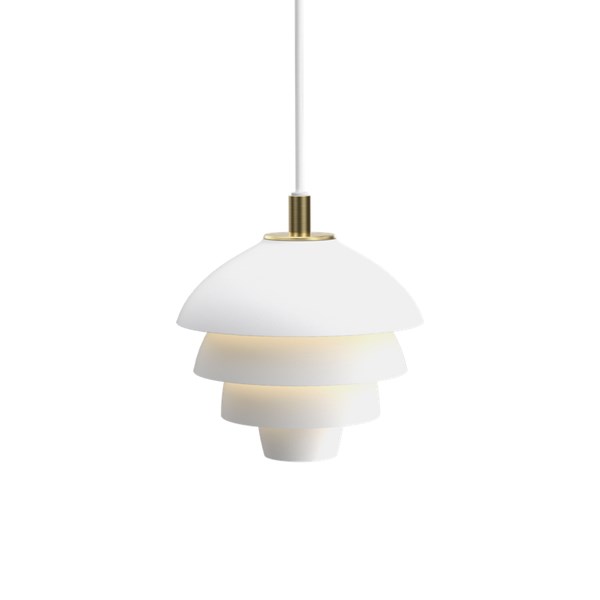 Belid Valencia fönsterlampa 18 cm, Mattvit och mässing