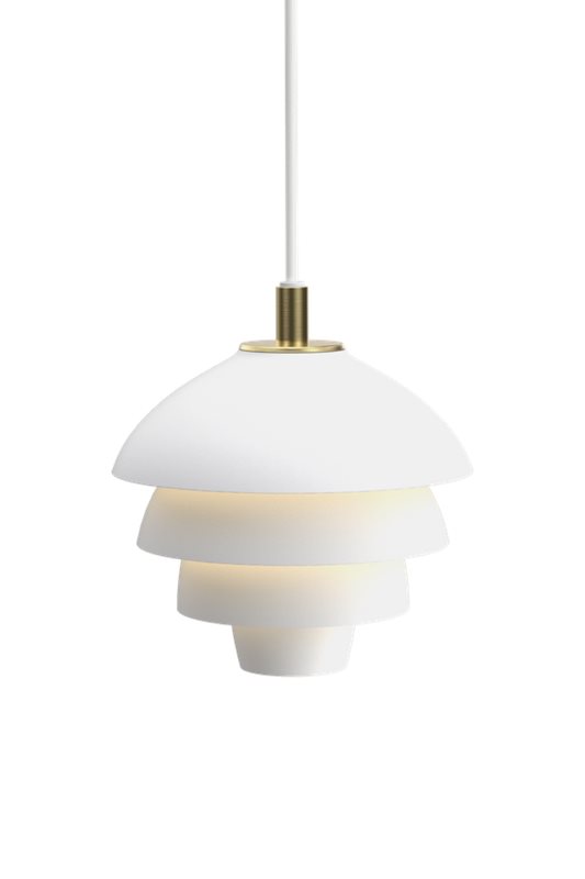 Belid Valencia fönsterlampa 18 cm, Mattvit och mässing