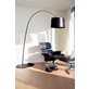 Foscarini Twiggy golvlampa dimbar, Svart