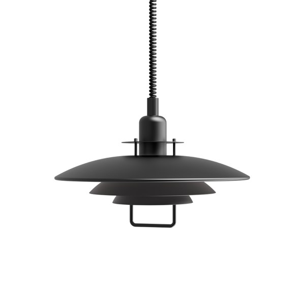 Belid T1214 Primus II hisslampa pendel 43 cm, Svart