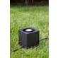 Markslöjd Garden 24 Kubspotlight 3W, Svart