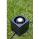 Markslöjd Garden 24 Kubspotlight 3W, Svart
