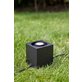 Markslöjd Garden 24 Kubspotlight 3W, Svart