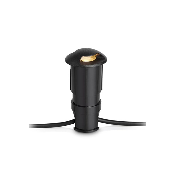 Markslöjd Garden 24 trappbelysning utomhus 0,8W, Svart