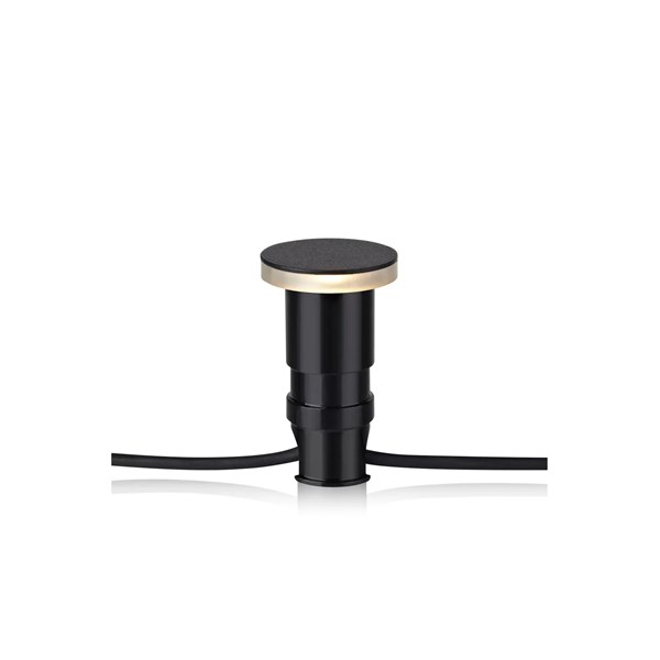 Markslöjd Garden 24 Decklight Aluminiumdisk, Svart