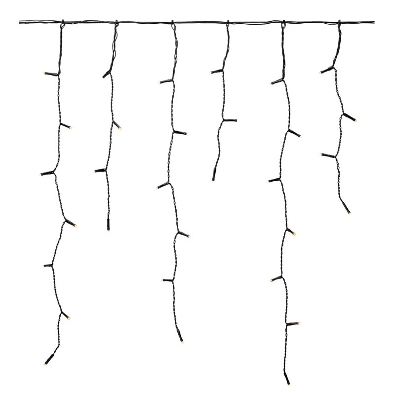 Markslöjd Garden 24 Ljusslinga Istapp 3,1 M, Svart