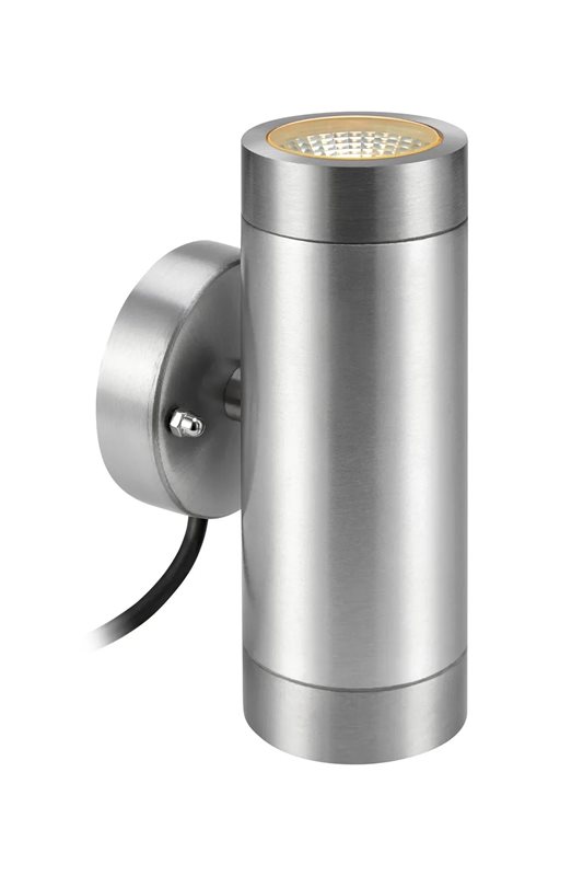 Markslöjd Garden 24 Cylinder fasadbelysning 3W, Aluminium