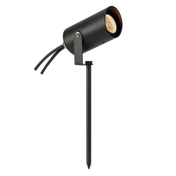 Markslöjd Garden 24 Spotlight Cylinder, Svart